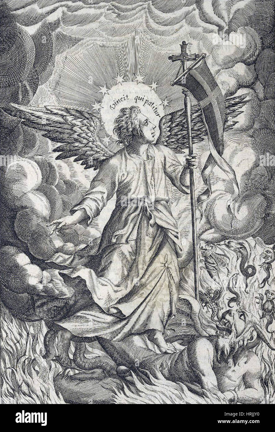 Saint Michael the Archangel Stock Photo