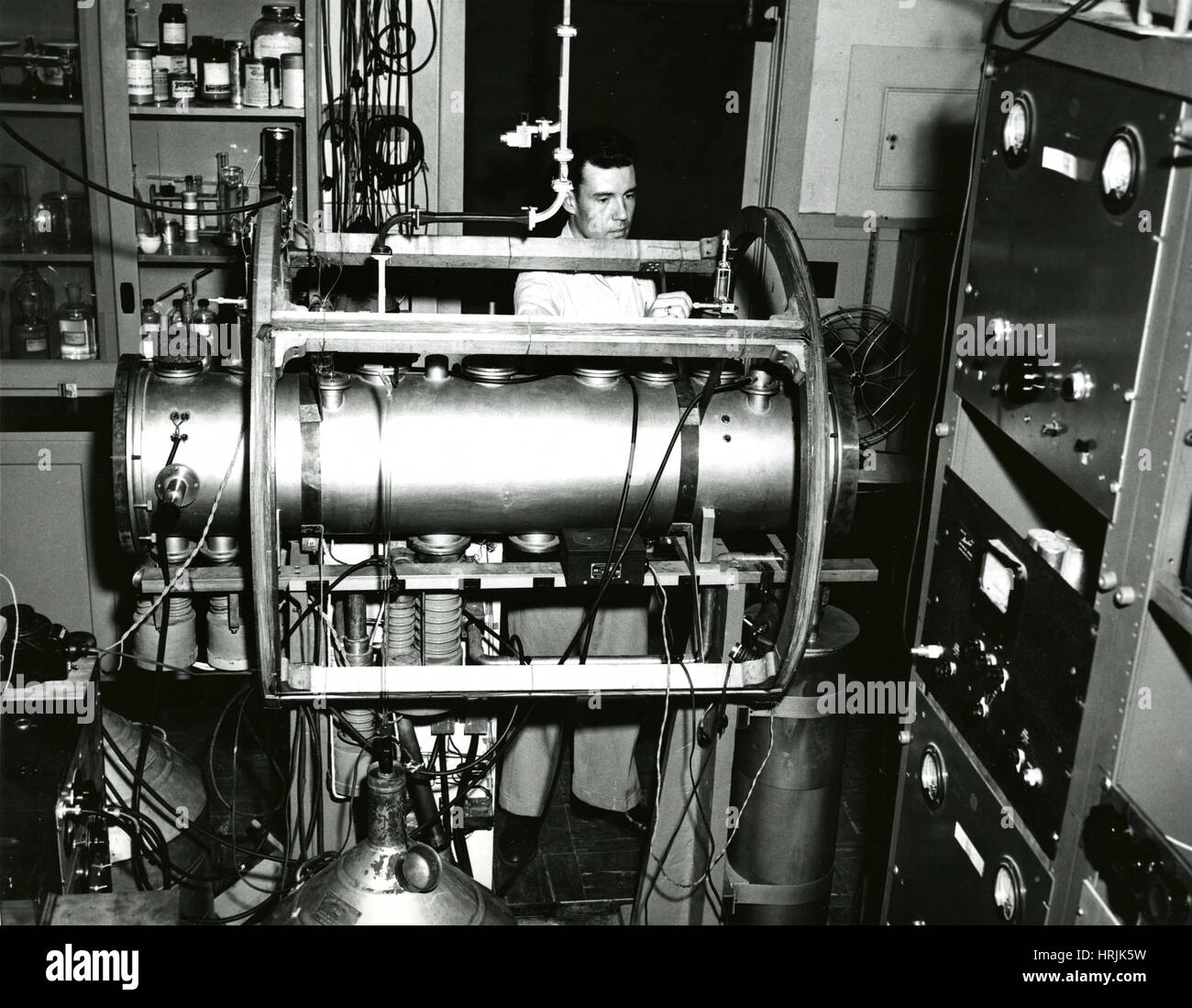 NBS-1, NIST Atomic Clock Stock Photo