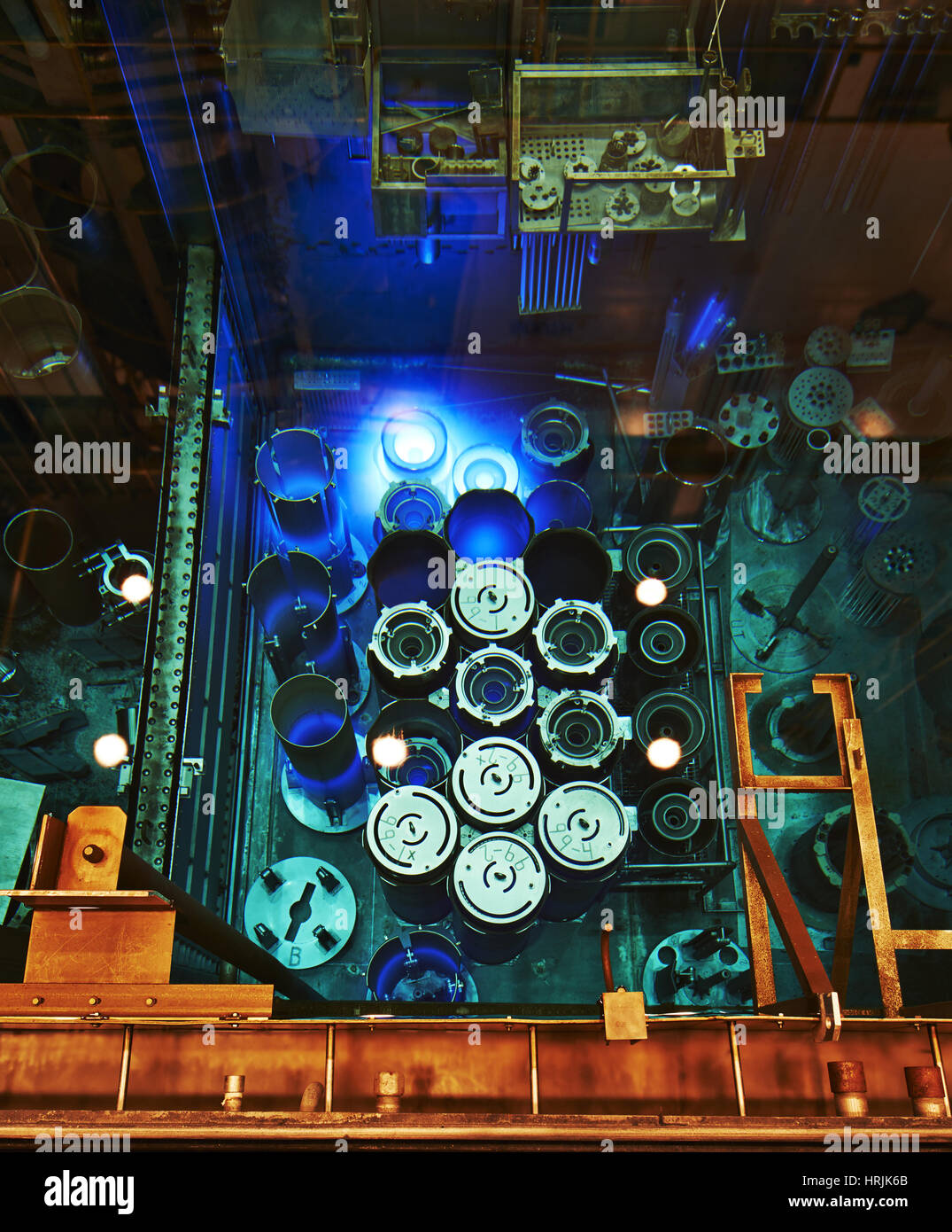 High Flux Isotope Reactor Pool Stock Photo