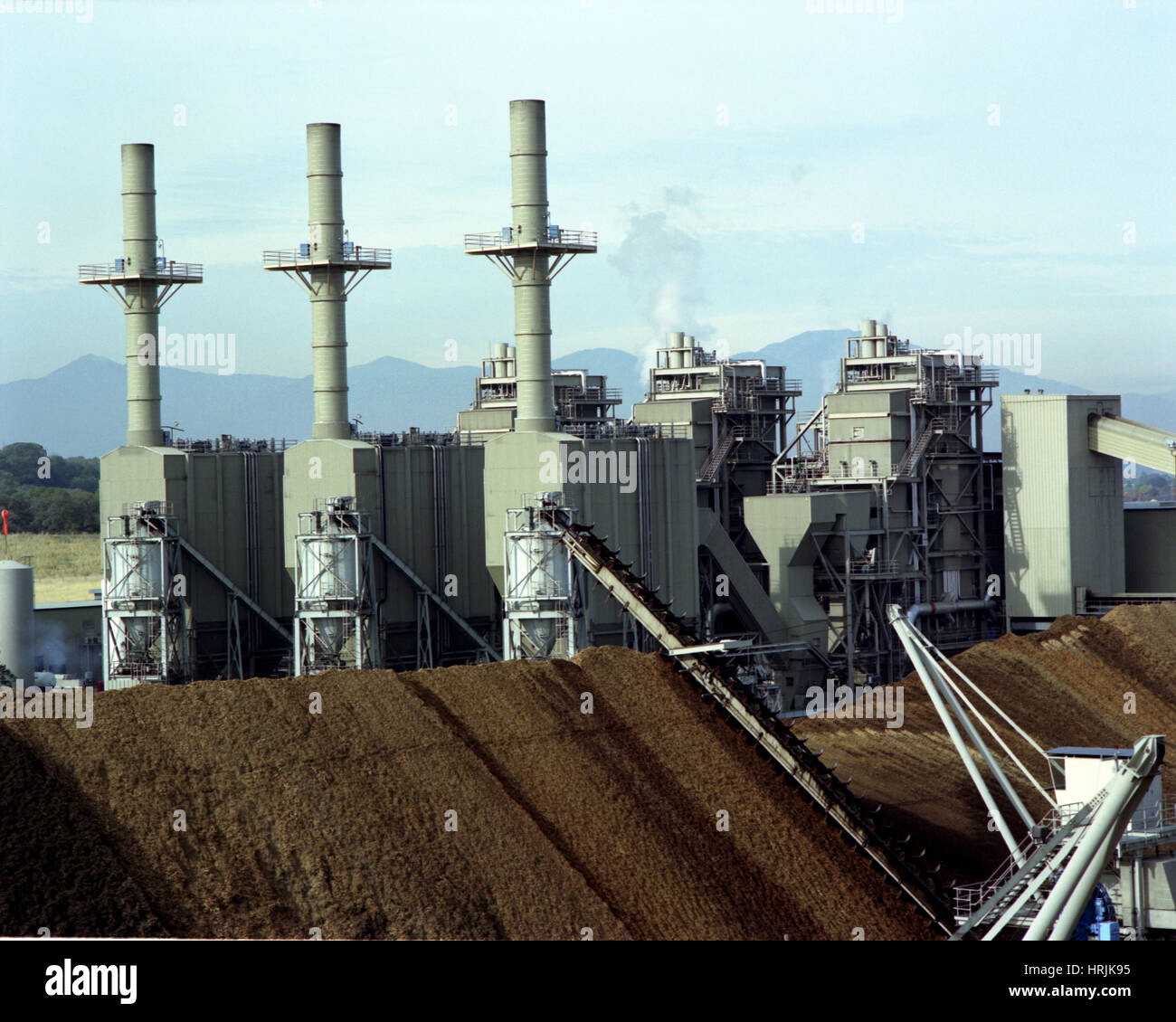 Biomass, Wheelabrator Shasta Power Plant Stock Photo - Alamy