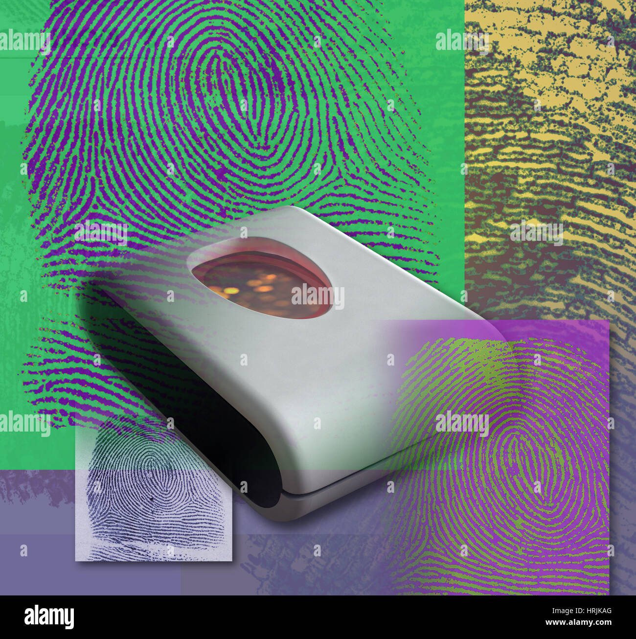 Fingerprint Identification Technology Stock Photo Alamy