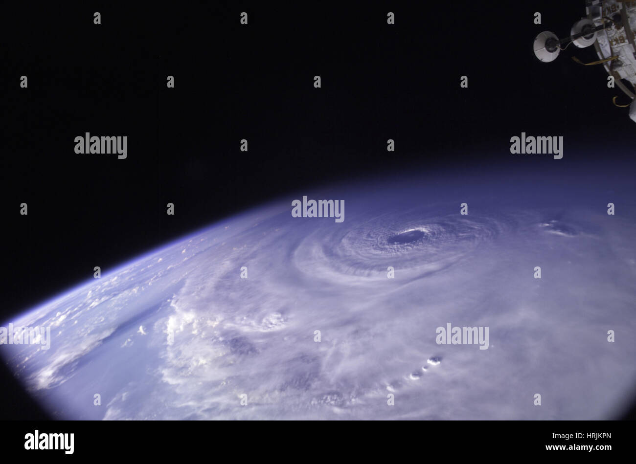 Hurricane Ivan, ISS Image, 2004 Stock Photo