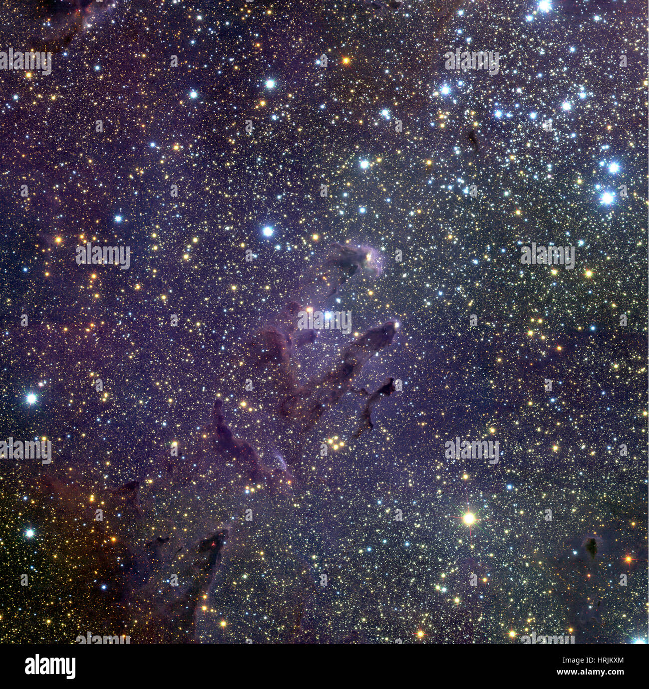 Eagle Nebula, M16, NGC 6611 Stock Photo