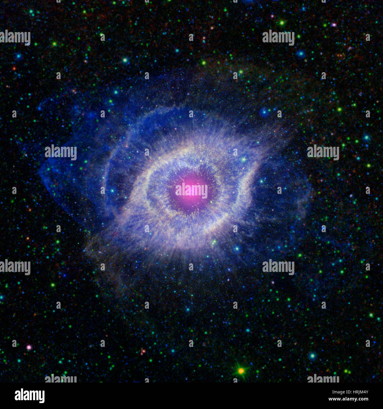 Helix Nebula, NGC 7293, Caldwell 63 Stock Photo