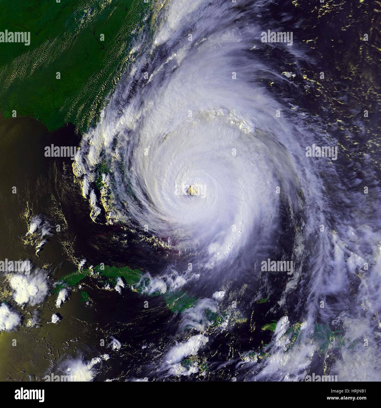 Hurricane Floyd, 1999 Stock Photo