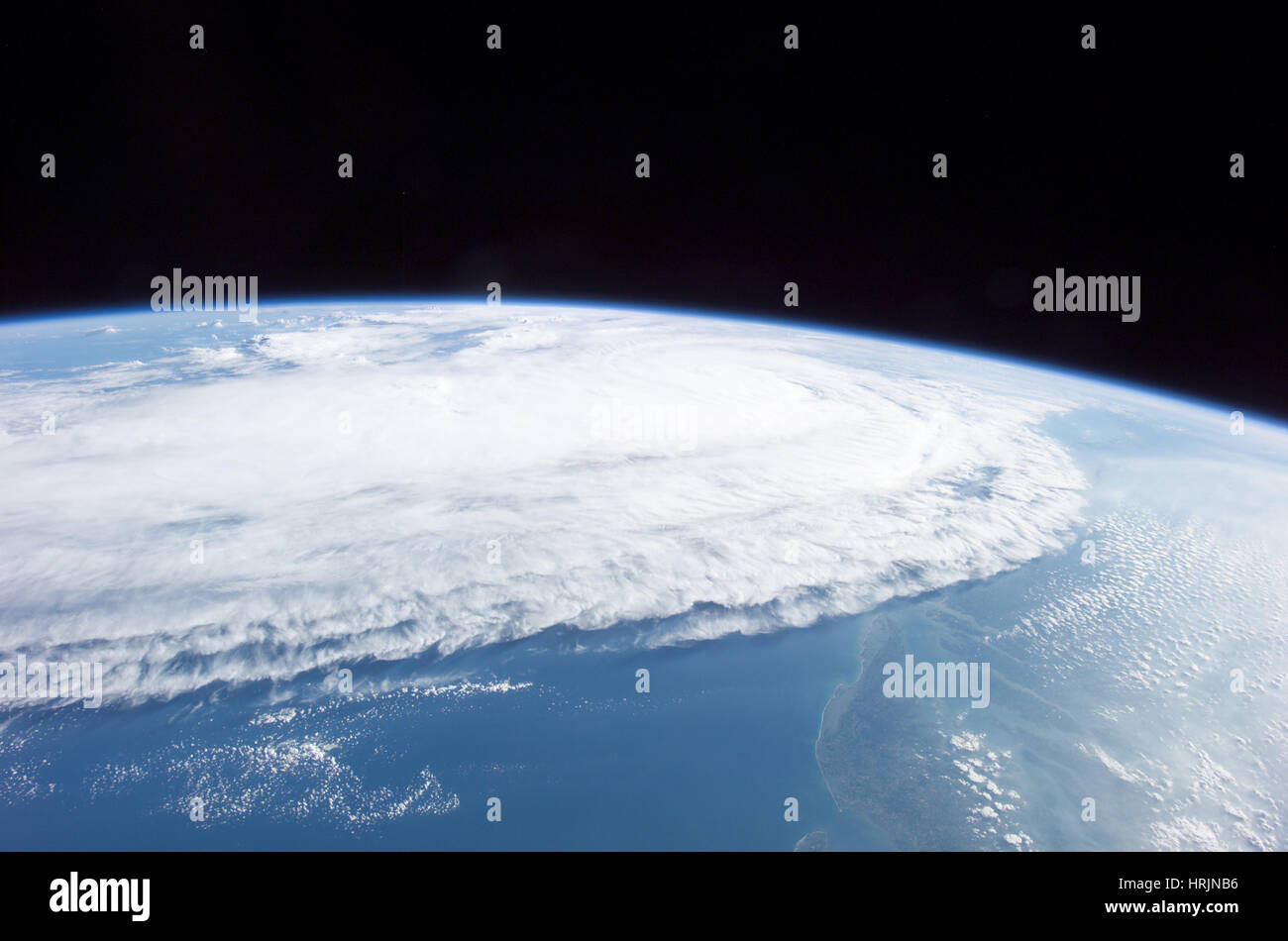 Hurricane Ophelia, ISS Image, 2005 Stock Photo