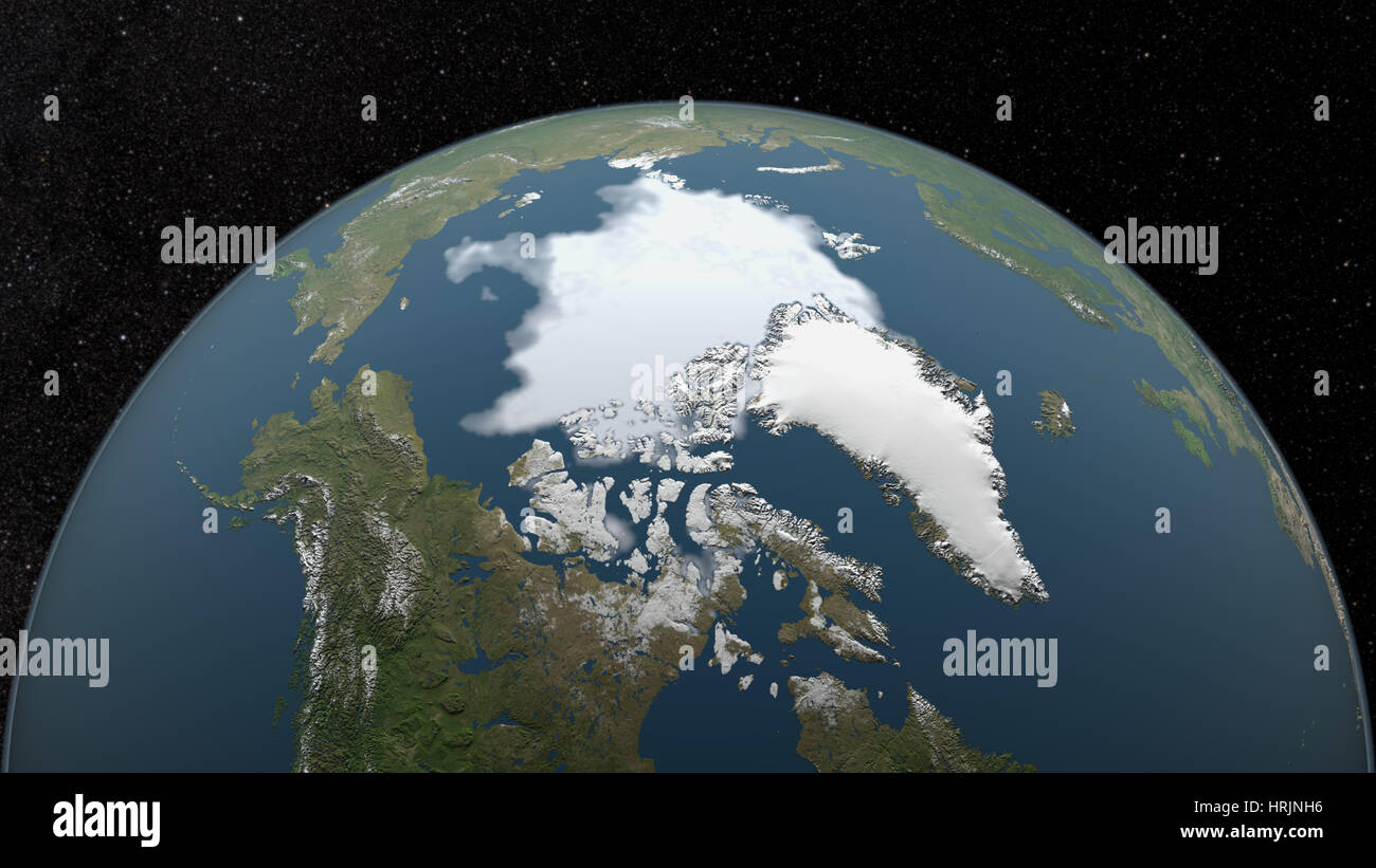 Arctic sea ice extent hi res stock photography and images Alamy