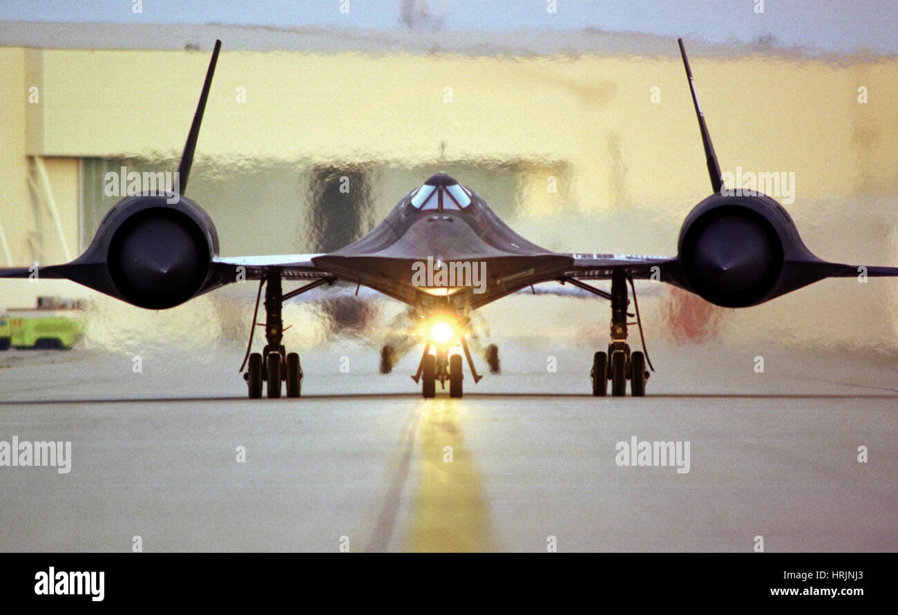 SR-71 Blackbird, 1990s Stock Photo