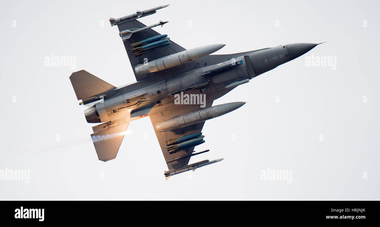 General Dynamics F-16 Fighting Falcon, 2016 Stock Photo