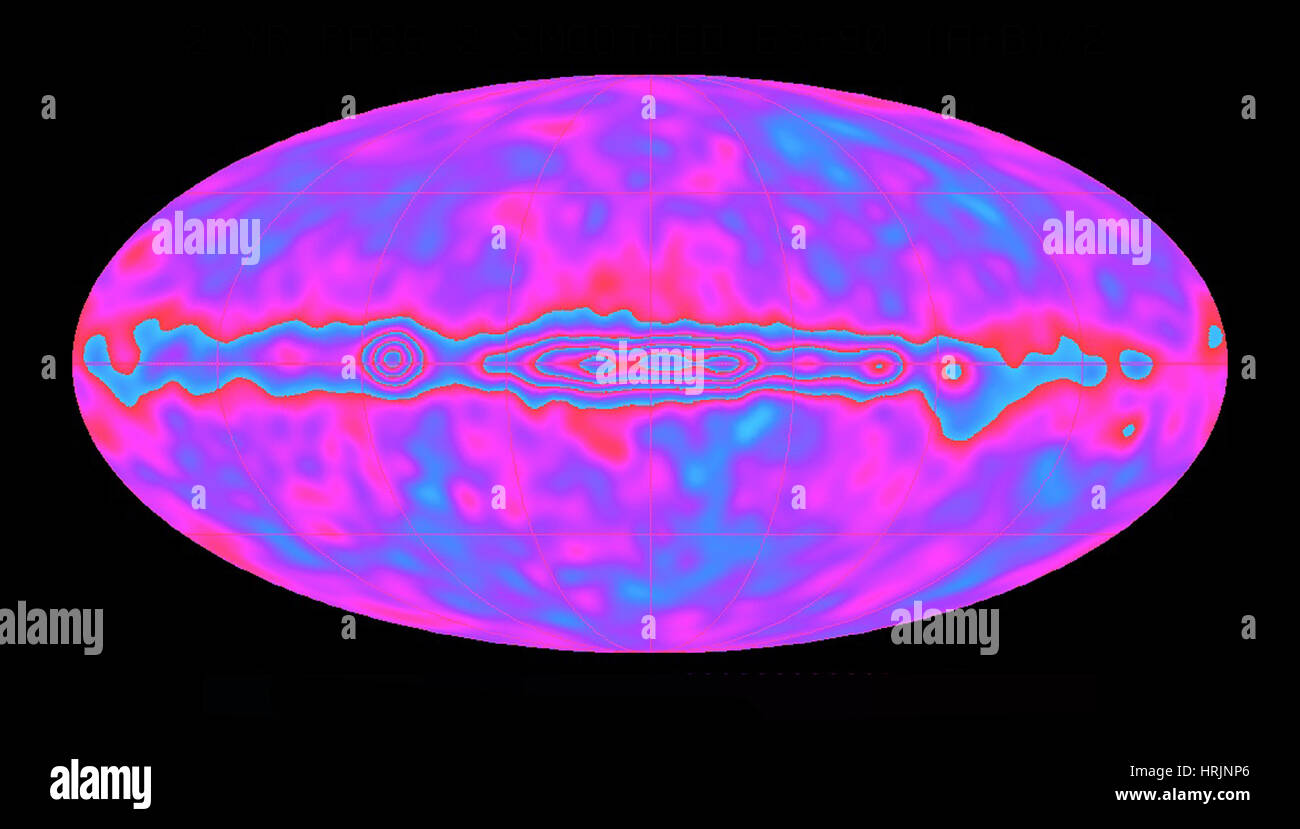 Cosmic Microwave Background Radiation, DMR Stock Photo