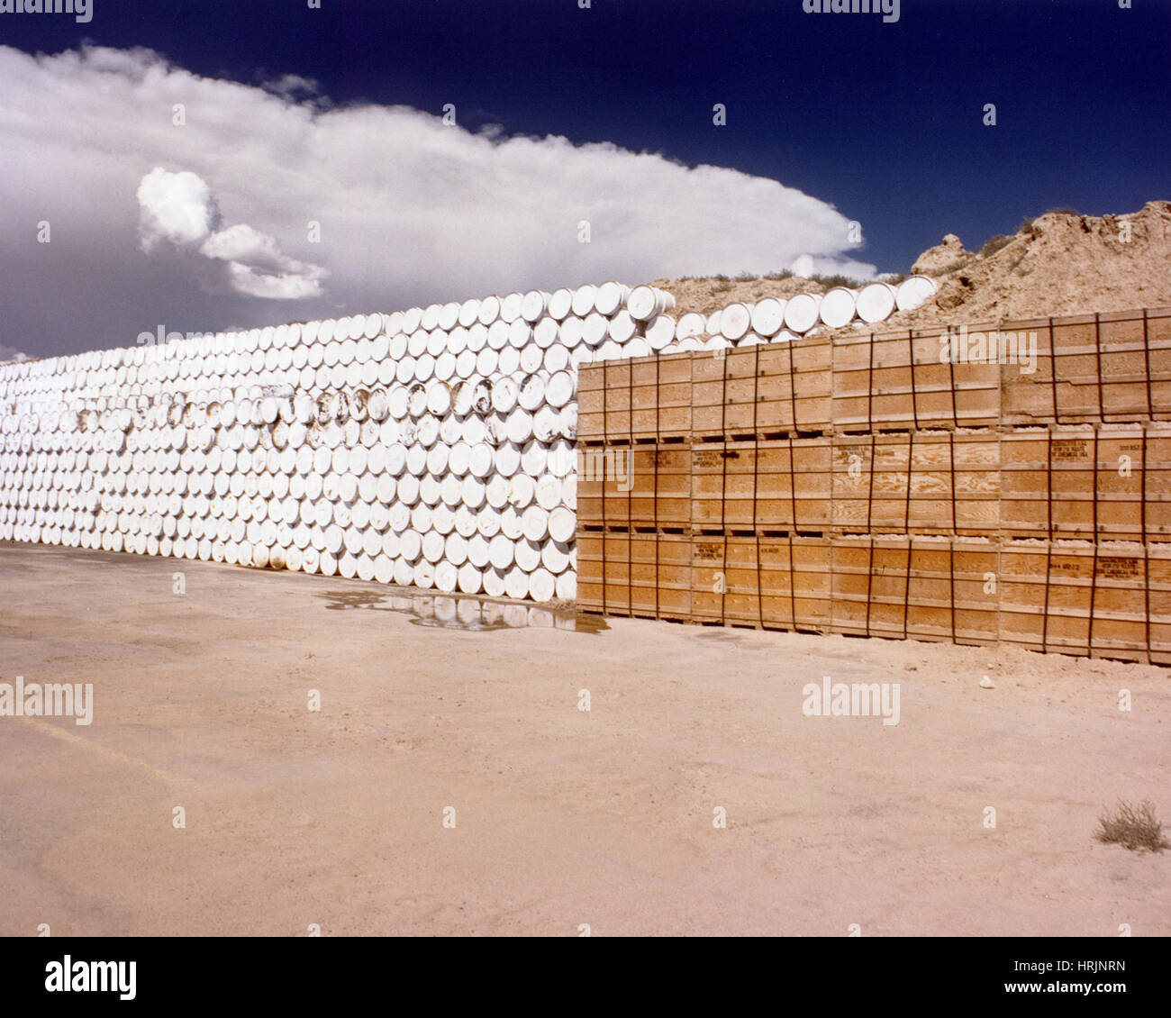 Nuclear Waste Storage Containers High Resolution Stock Photography and