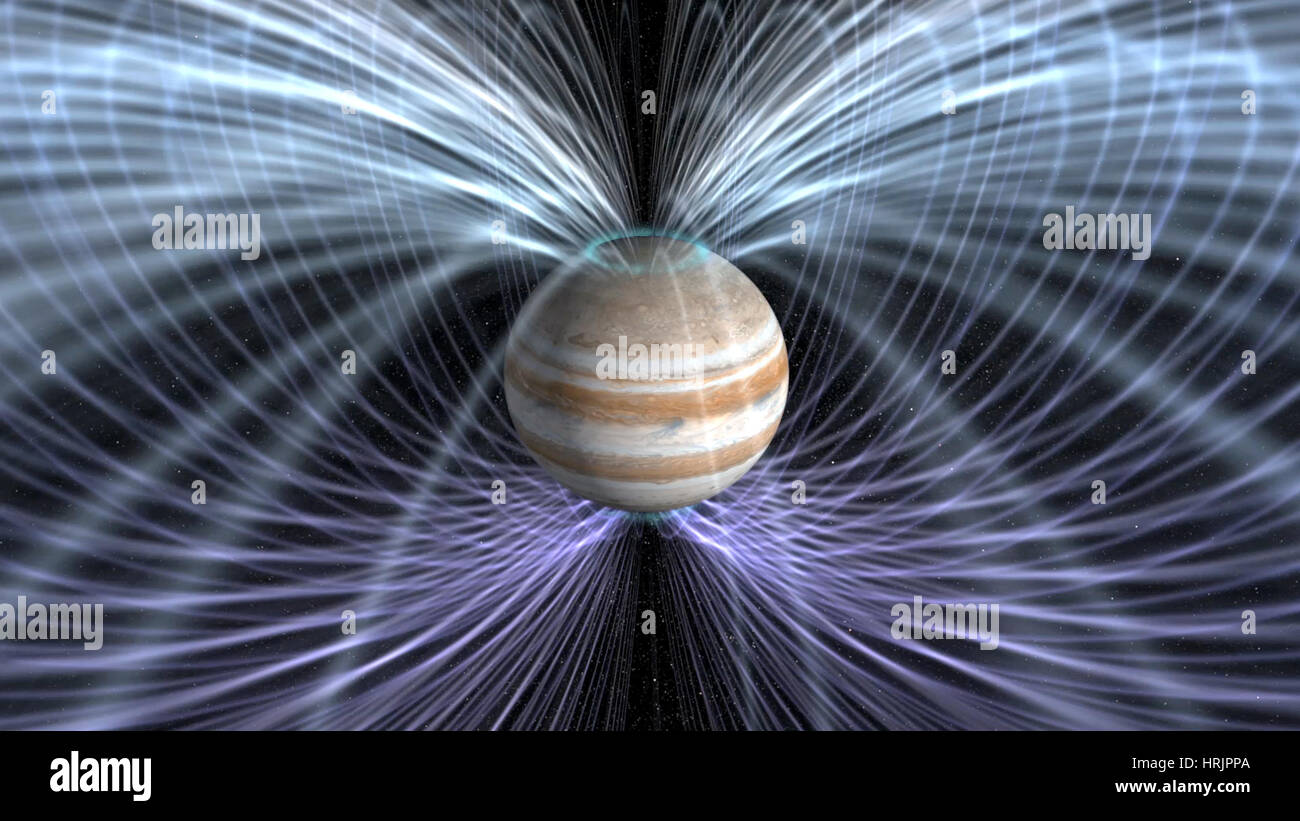 Jupiter's Magnetic Field Stock Photo - Alamy