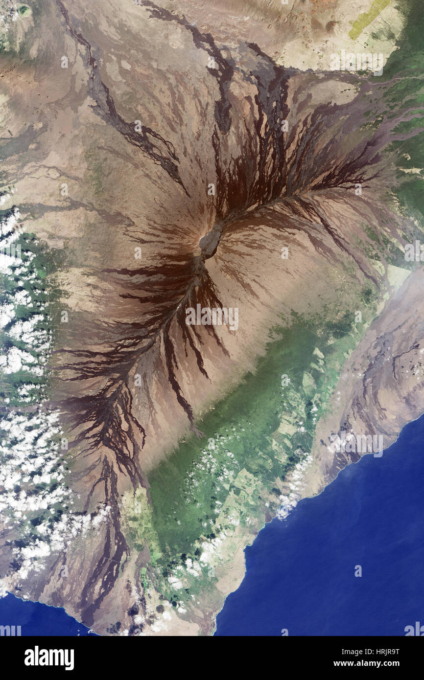 Mauna Loa Volcano Stock Photo