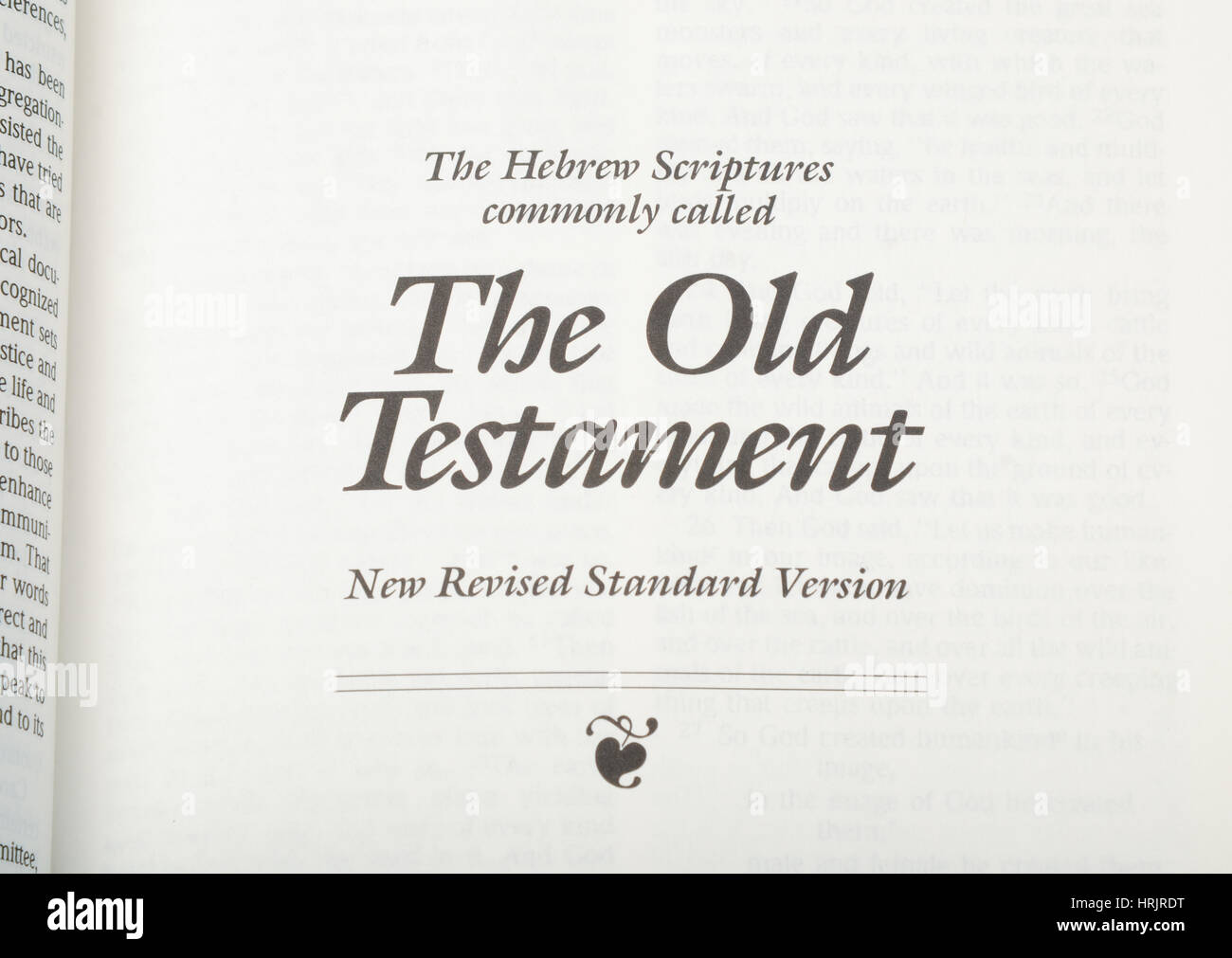 The Old Testament Stock Photo