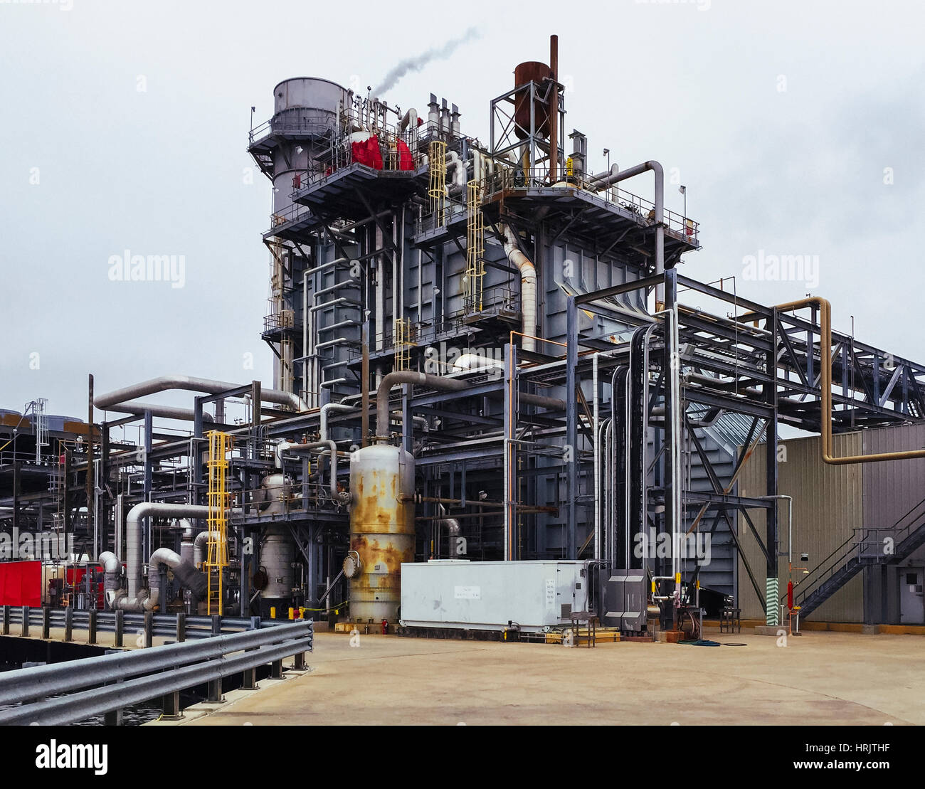 Machinery in an industrial processing plant Stock Photo Alamy