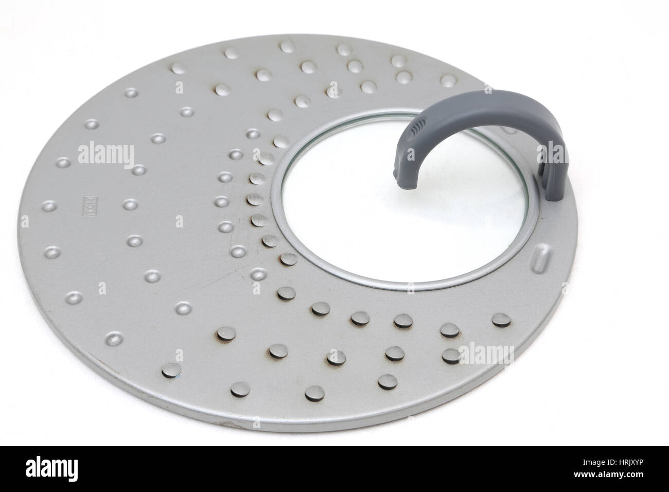 Anti-Splatter Screen Splash Guard For Frying Pan Stock Photo