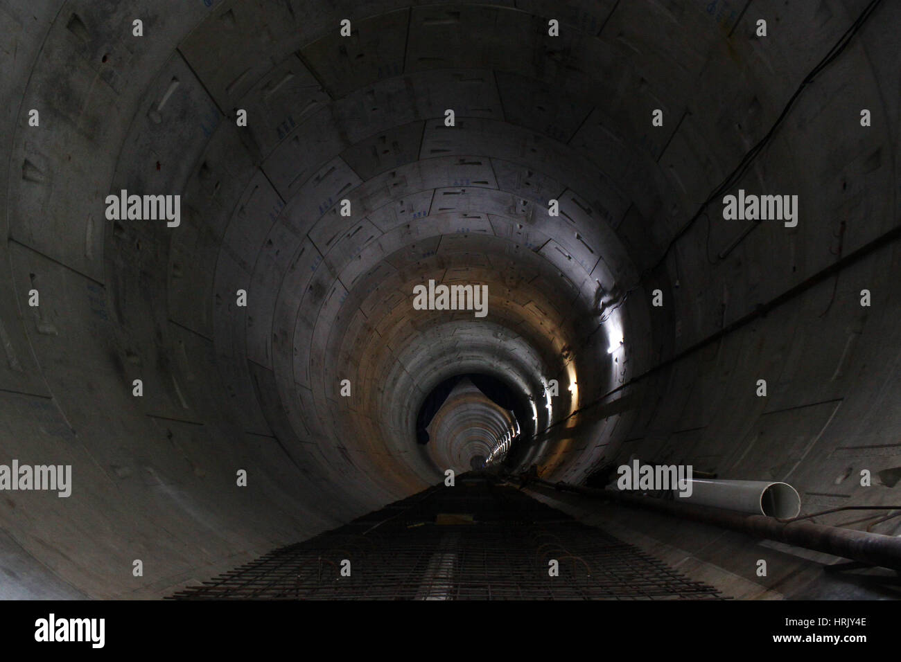 Central Jakarta, Indonesia. 02nd Mar, 2017. Jakarta MRT underground