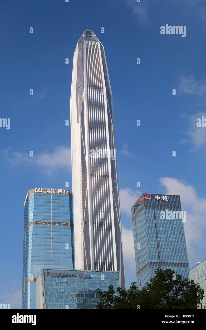 Ping An International Finance Centre (world’s 4th tallest building in 2017 at 600m), Futian
