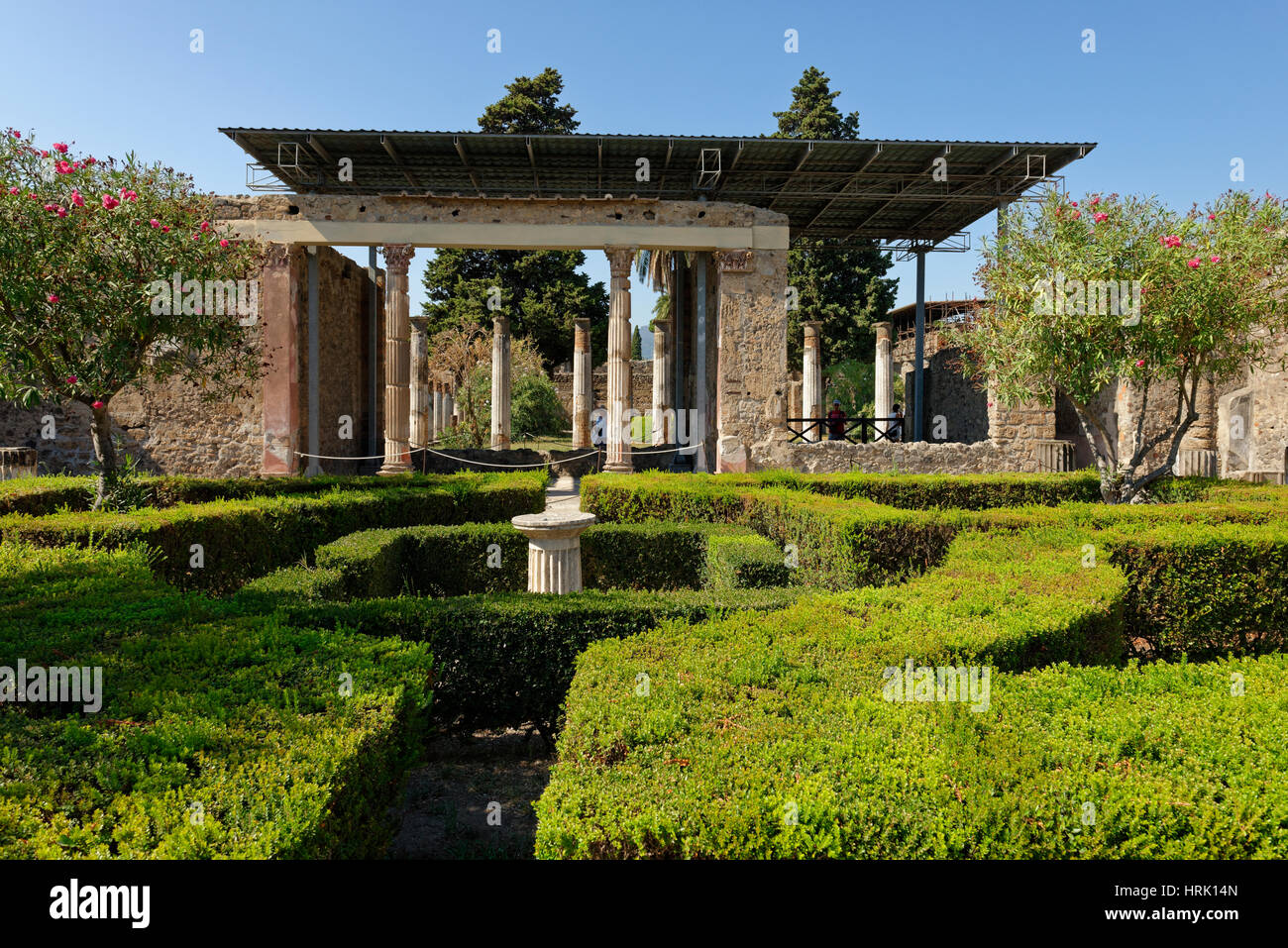 House of the Faun, ancient city, Pompeii, Campania, Italy Stock Photo