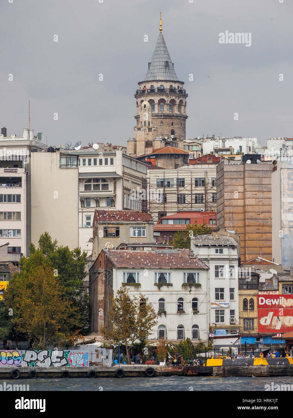GALATA TOWER, BEYOGLU ISTANBUL TURKEY Stock Photo