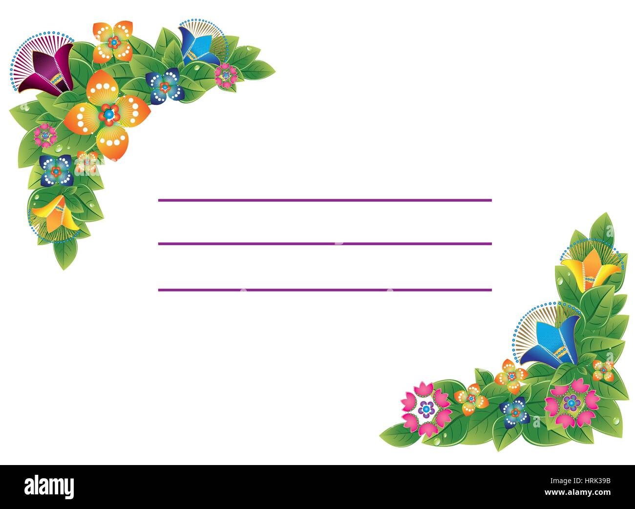 Set Of Floral banners. Vector Illustration Stock Vector Image & Art - Alamy