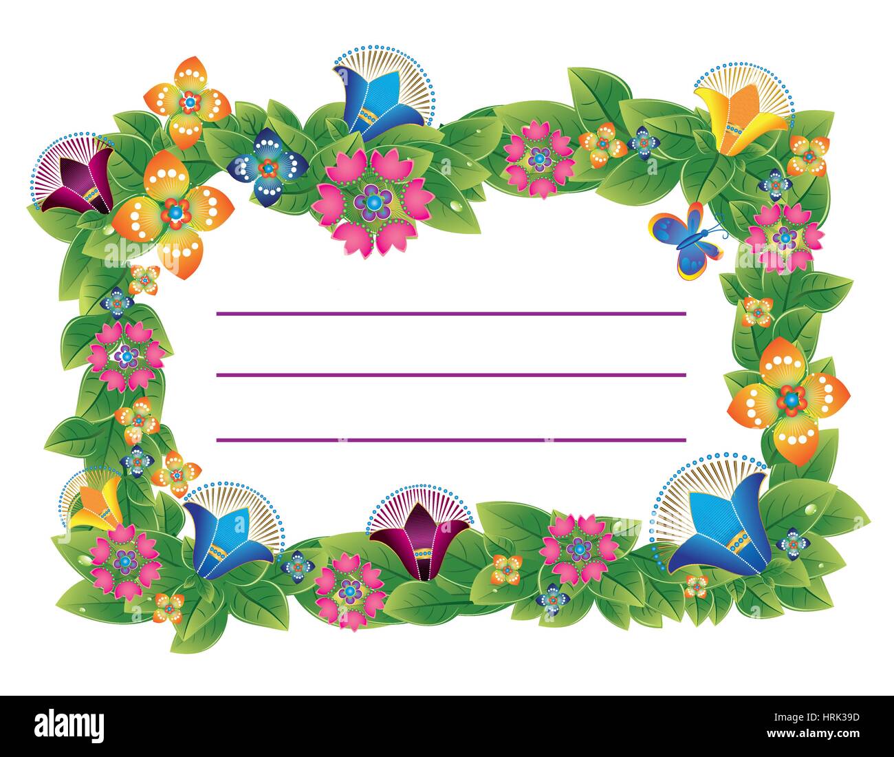 Set Of Floral banners. Vector Illustration Stock Vector Image & Art - Alamy