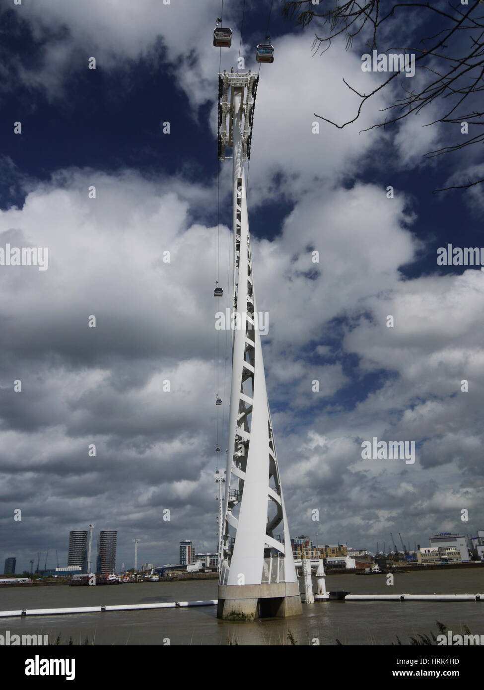 The Emirates Airline Cable Car Stock Photo
