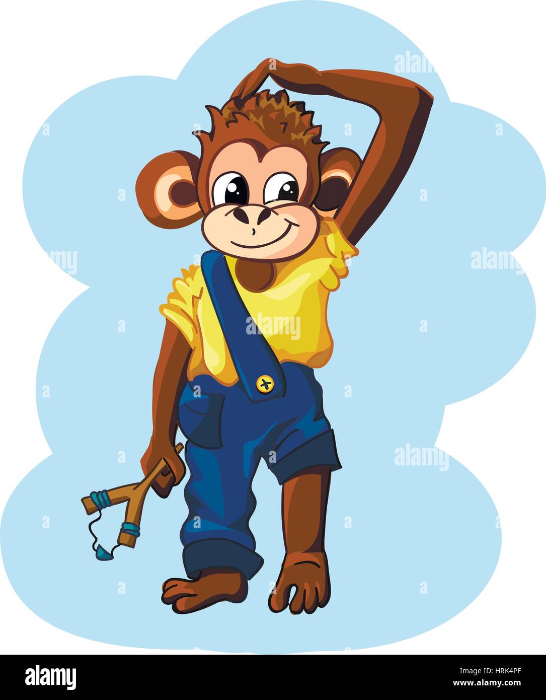 Cute cartoon monkey boy with a slingshot Stock Vector Image & Art - Alamy Cute cartoon monkey boy with a slingshot Stock Vector Image & Art - Alamy