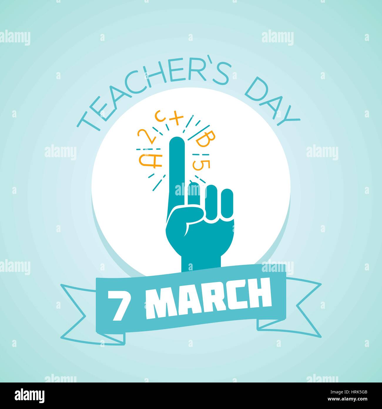 Calendar for each day on March 7. Greeting card. Holiday - teacher s Day.  Icon in the linear style Stock Vector Image & Art - Alamy