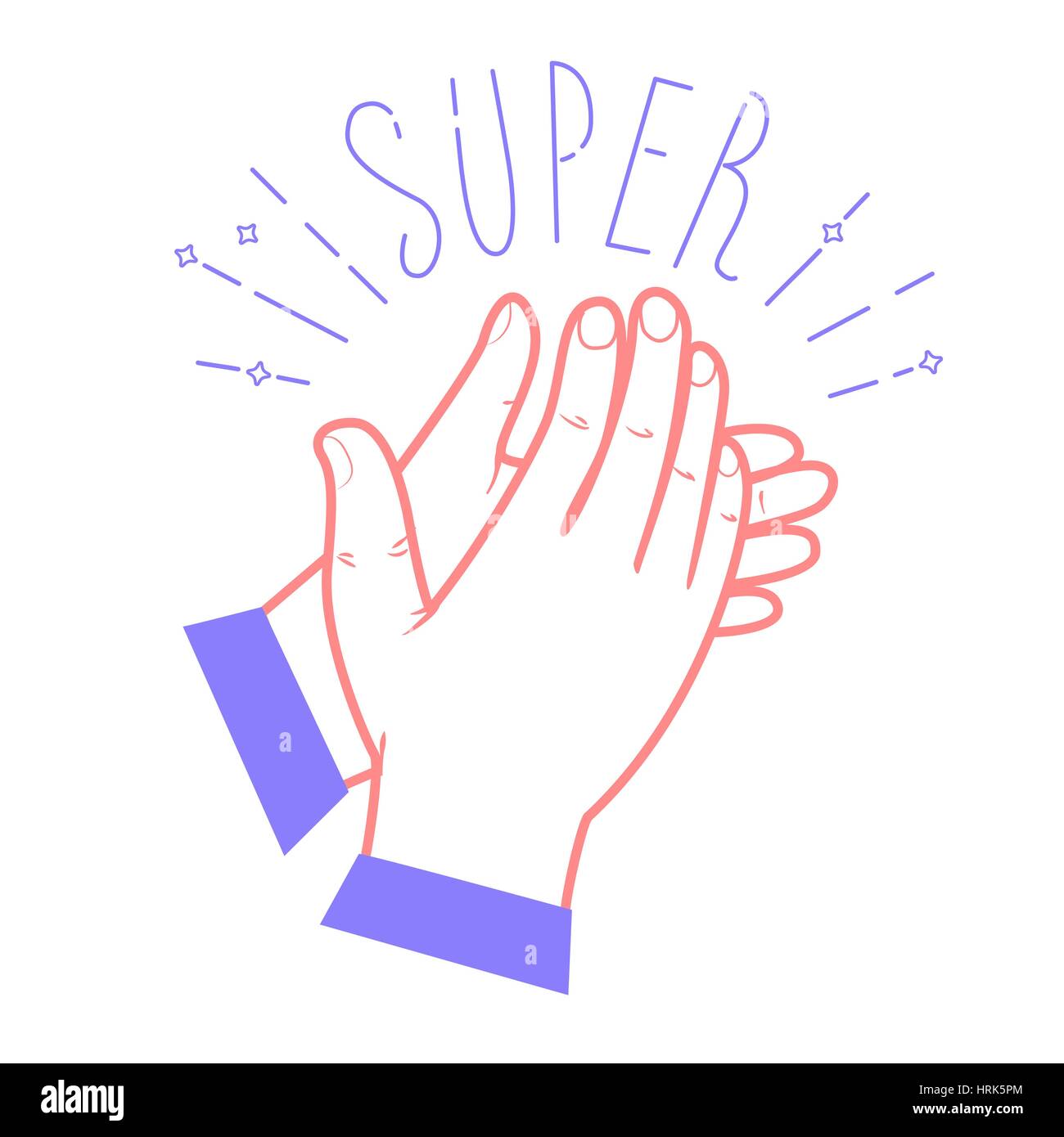 Clapping sign language Cut Out Stock Images & Pictures Alamy