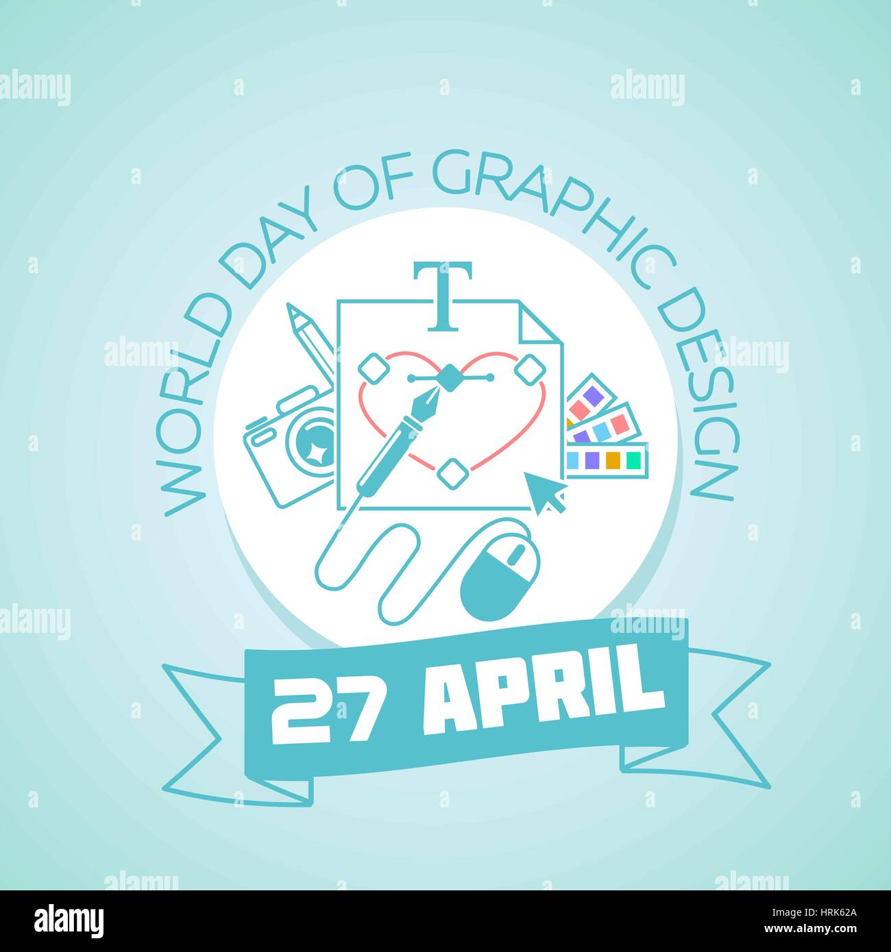 Calendar for each day on April 27. Greeting card. Holiday - World Day ...