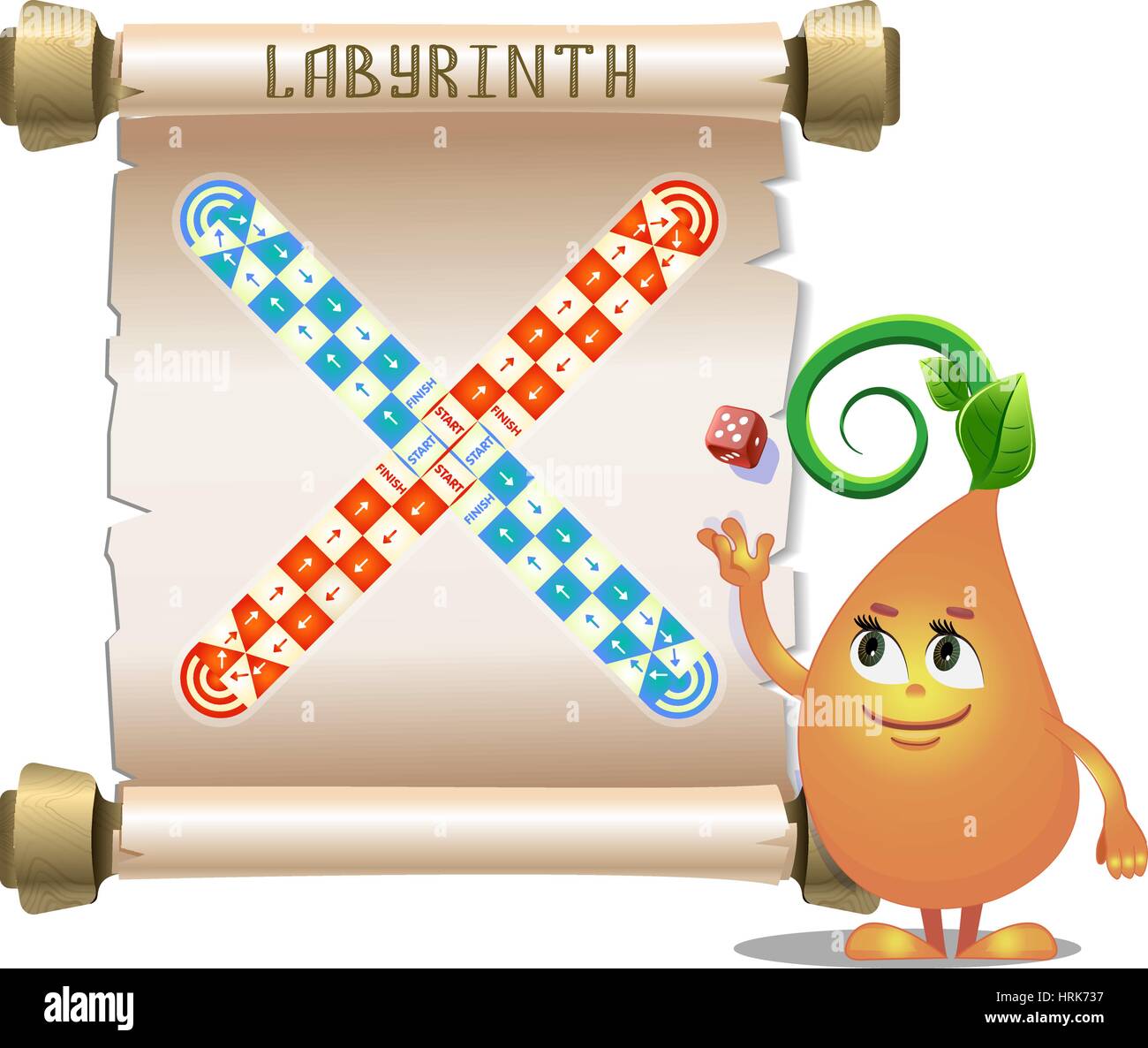 Games collection. Board game "labyrinth." Rules of the game the start