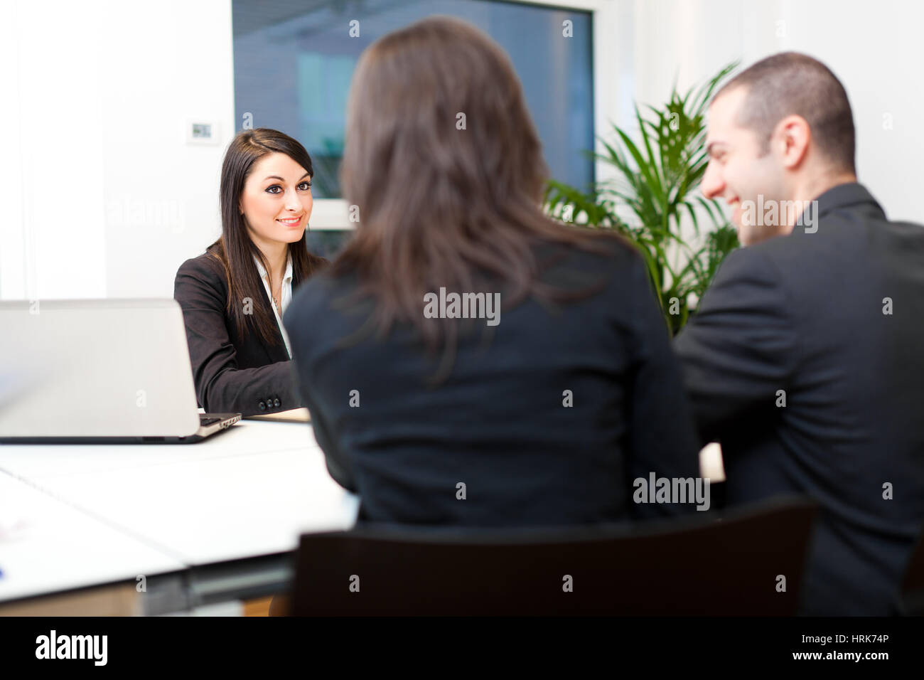 Group of business people at work in their office Stock Photo - Alamy
