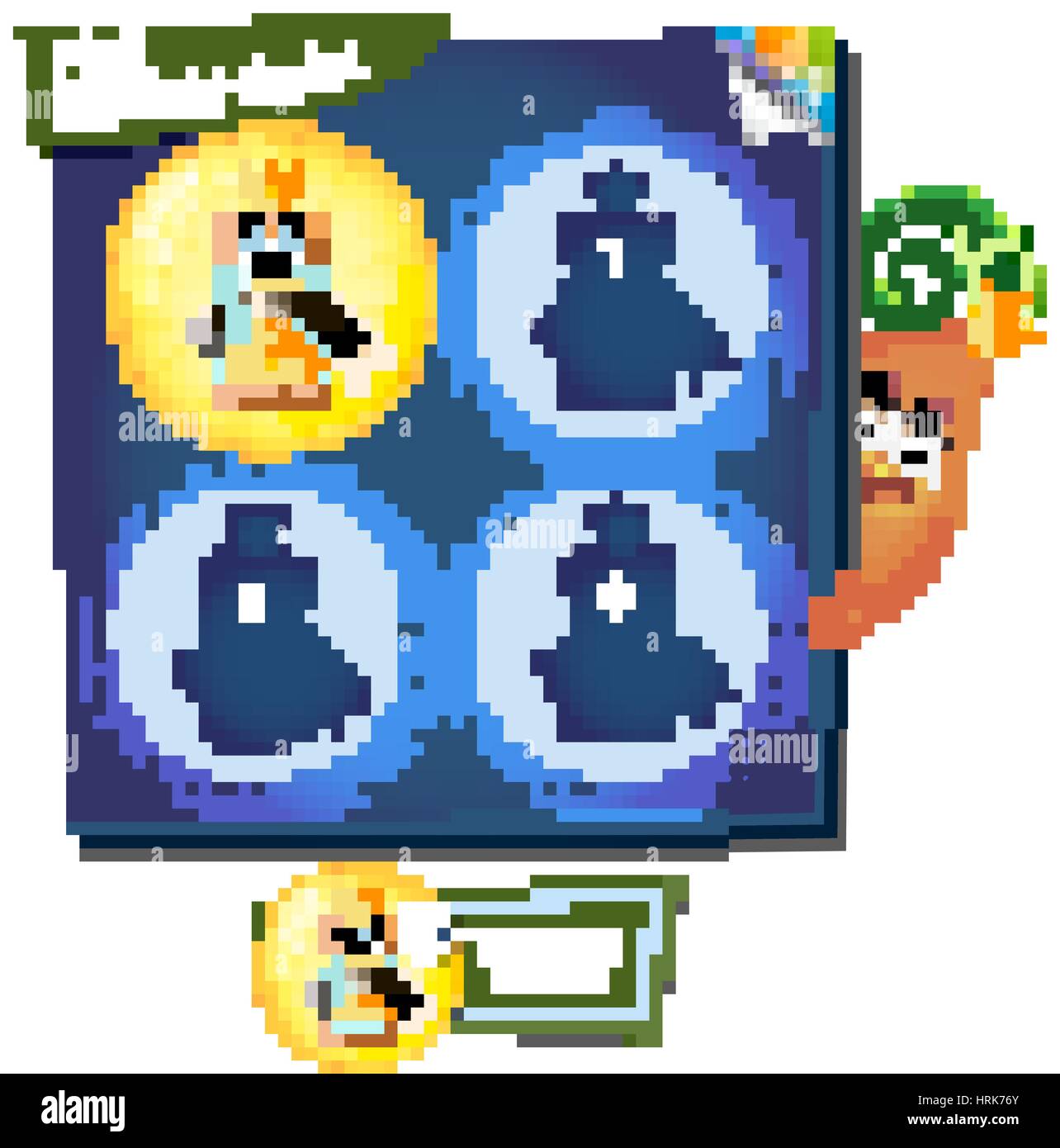 Visual Game for children. Task find the right shade Stock Vector Image