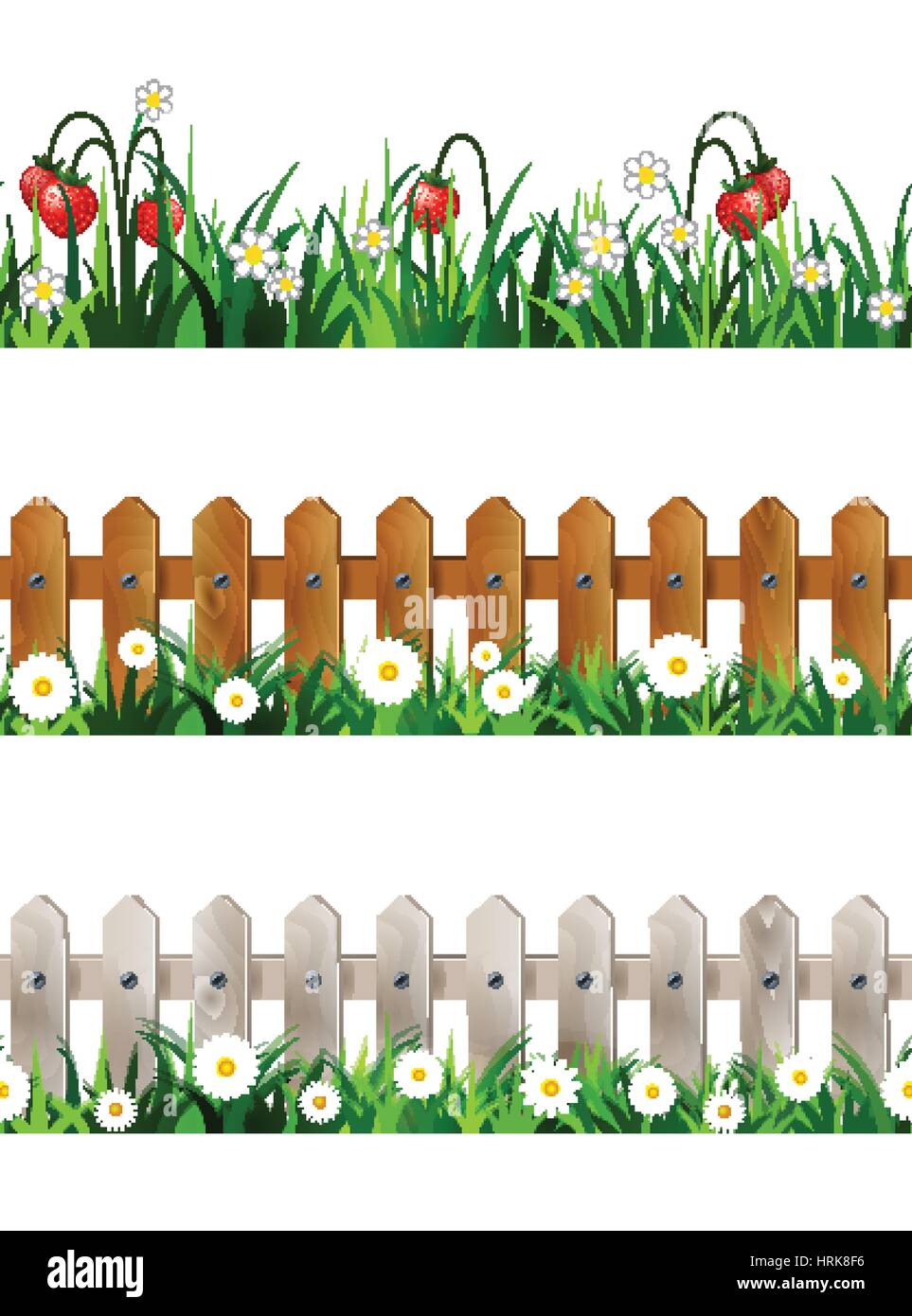 Green Grass seamless set Stock Vector Image & Art - Alamy