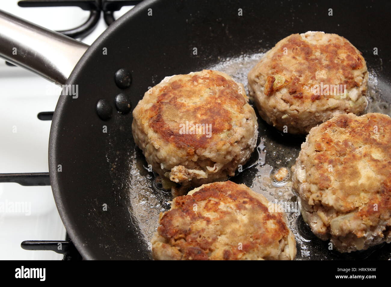 Minced meat fried in frying hi-res stock photography and images - Alamy
