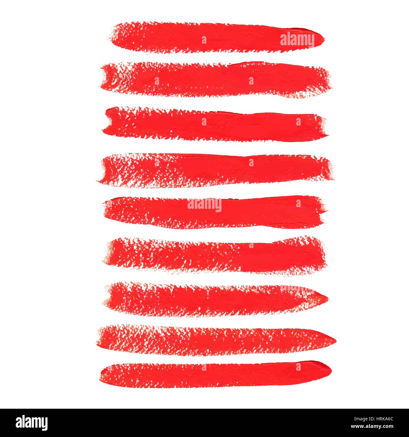 Red acrylic vector brush strokes Stock Vector Image & Art - Alamy