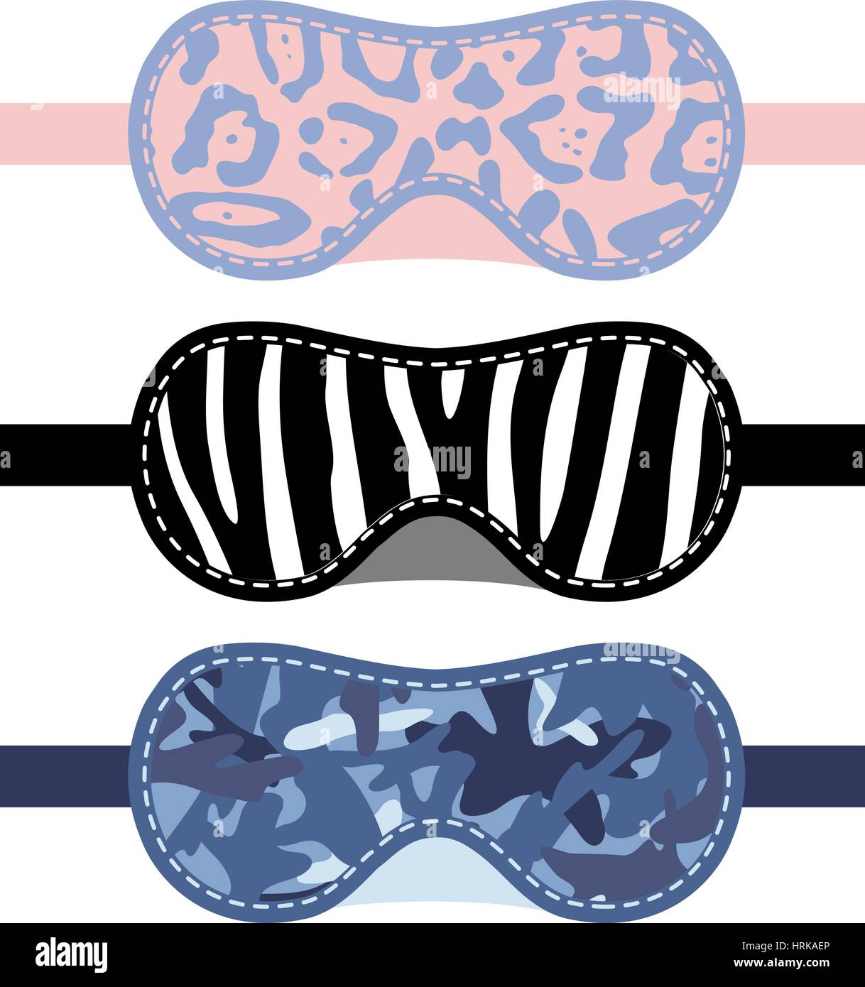 Animal sleeping blindfold Stock Vector Images - Alamy
