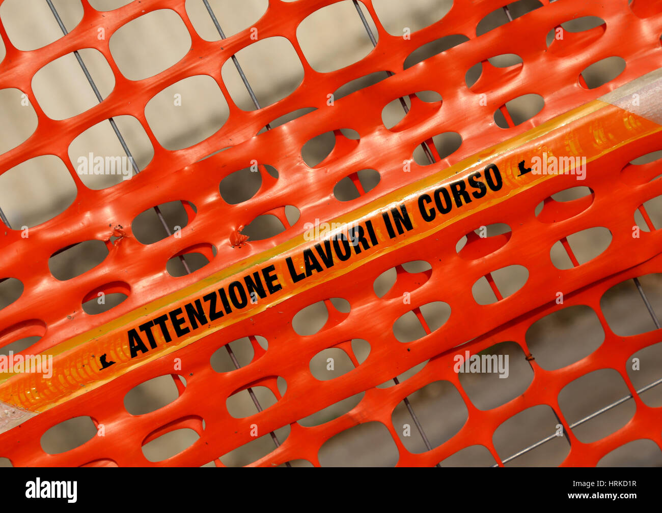Attenzione lavori in corso hires stock photography and images Alamy