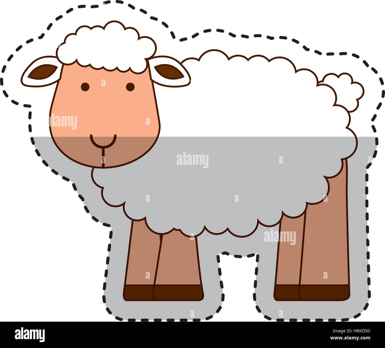 cute sheep manger character Stock Vector Image & Art - Alamy