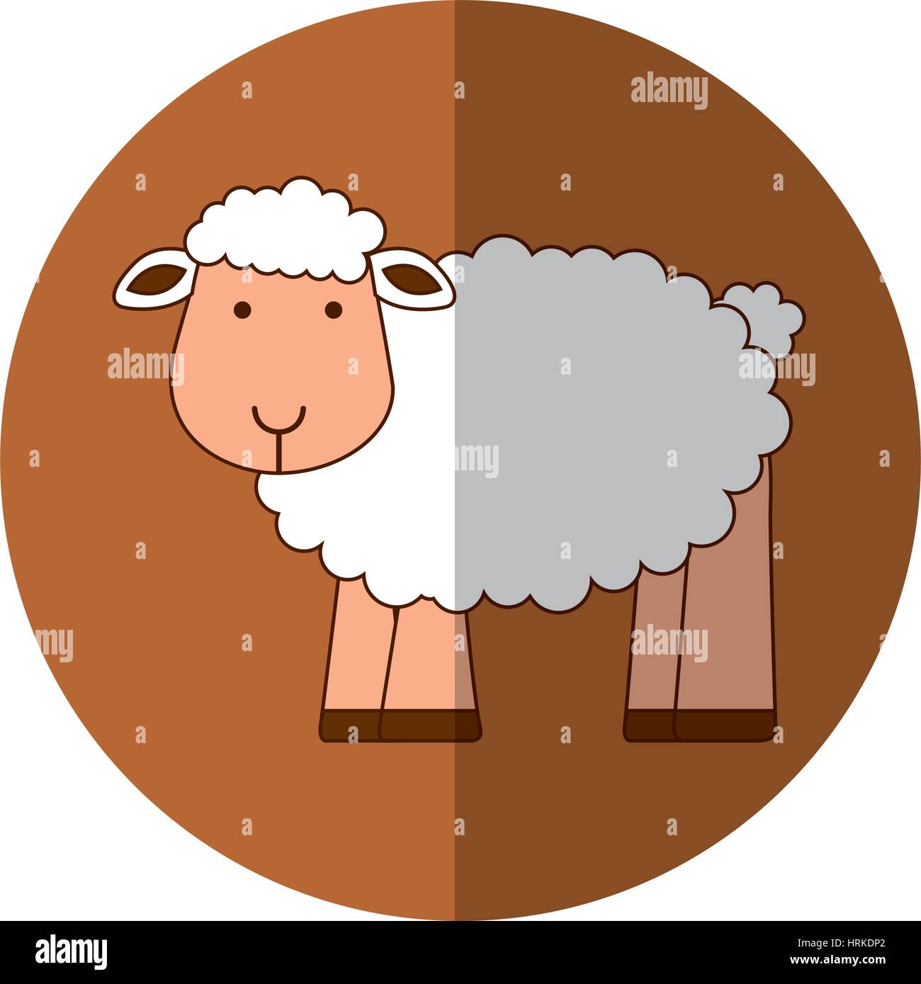 cute sheep manger character Stock Vector Image & Art - Alamy