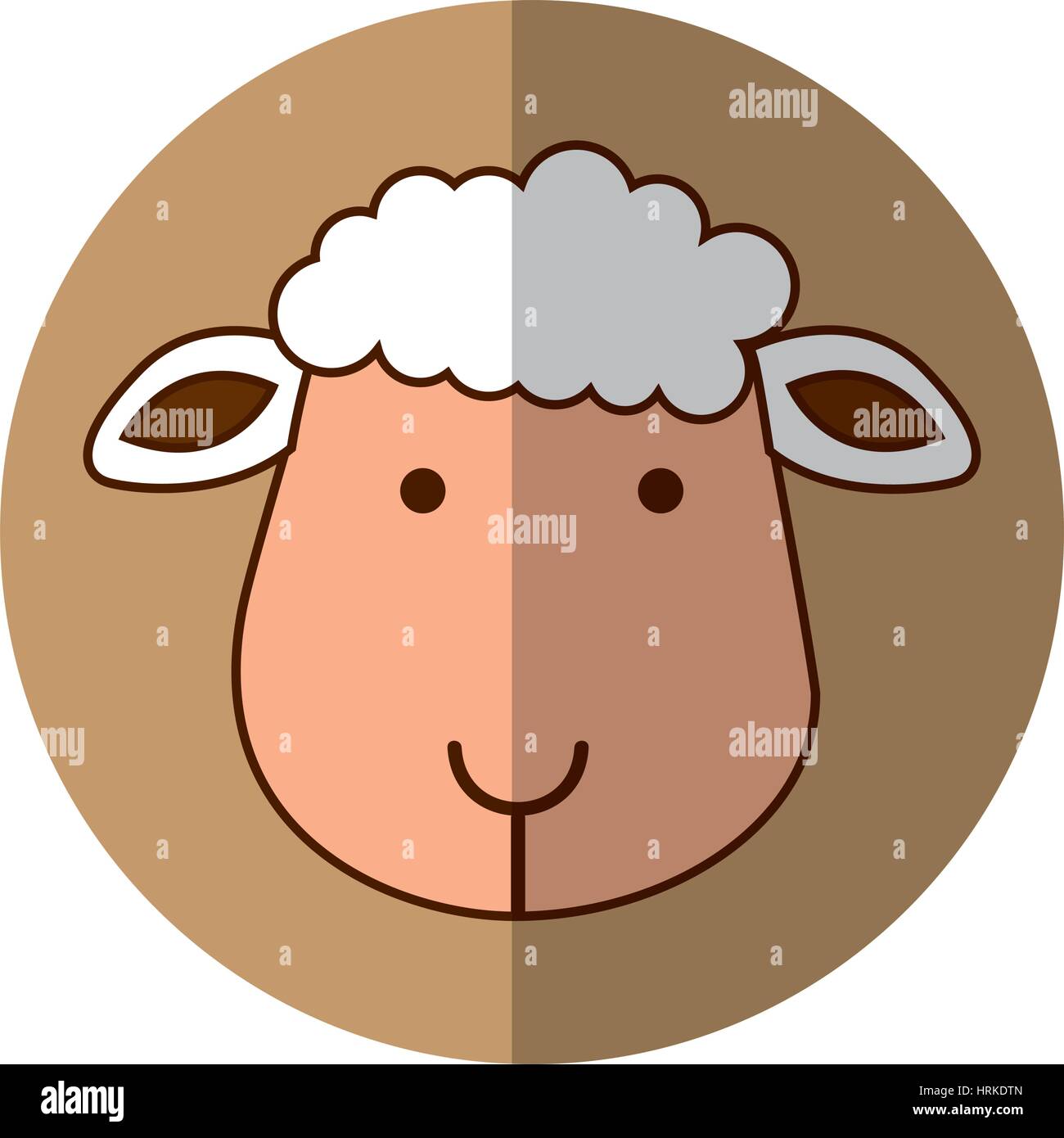 cute sheep manger character Stock Vector Image & Art - Alamy