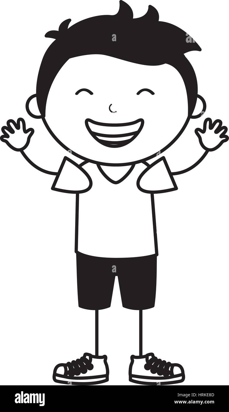 cute little boy character Stock Vector Image &amp; Art - Alamy