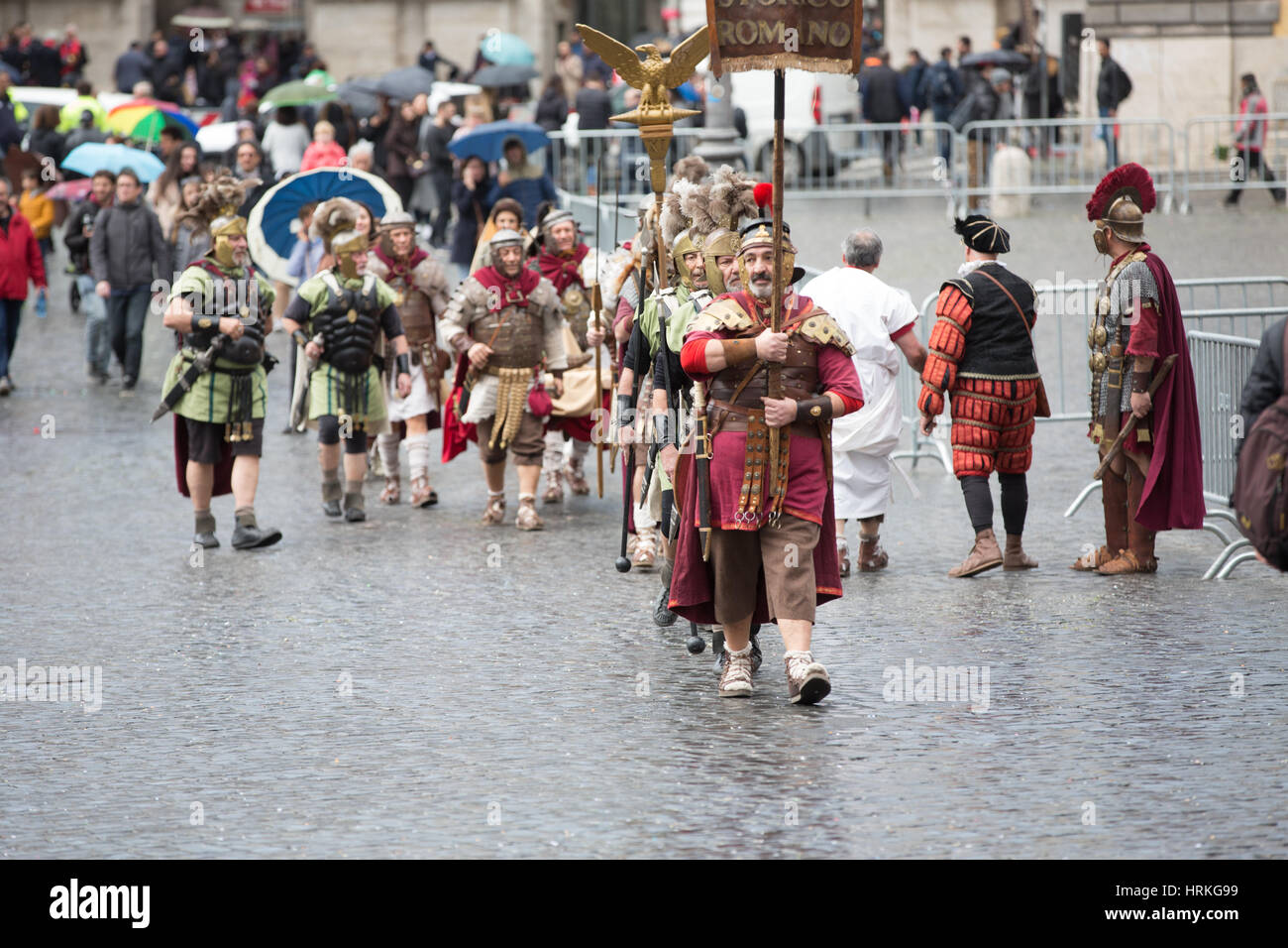 Parade In Rome The parade Renaissance held in central Rome, at the ninth edition of ...