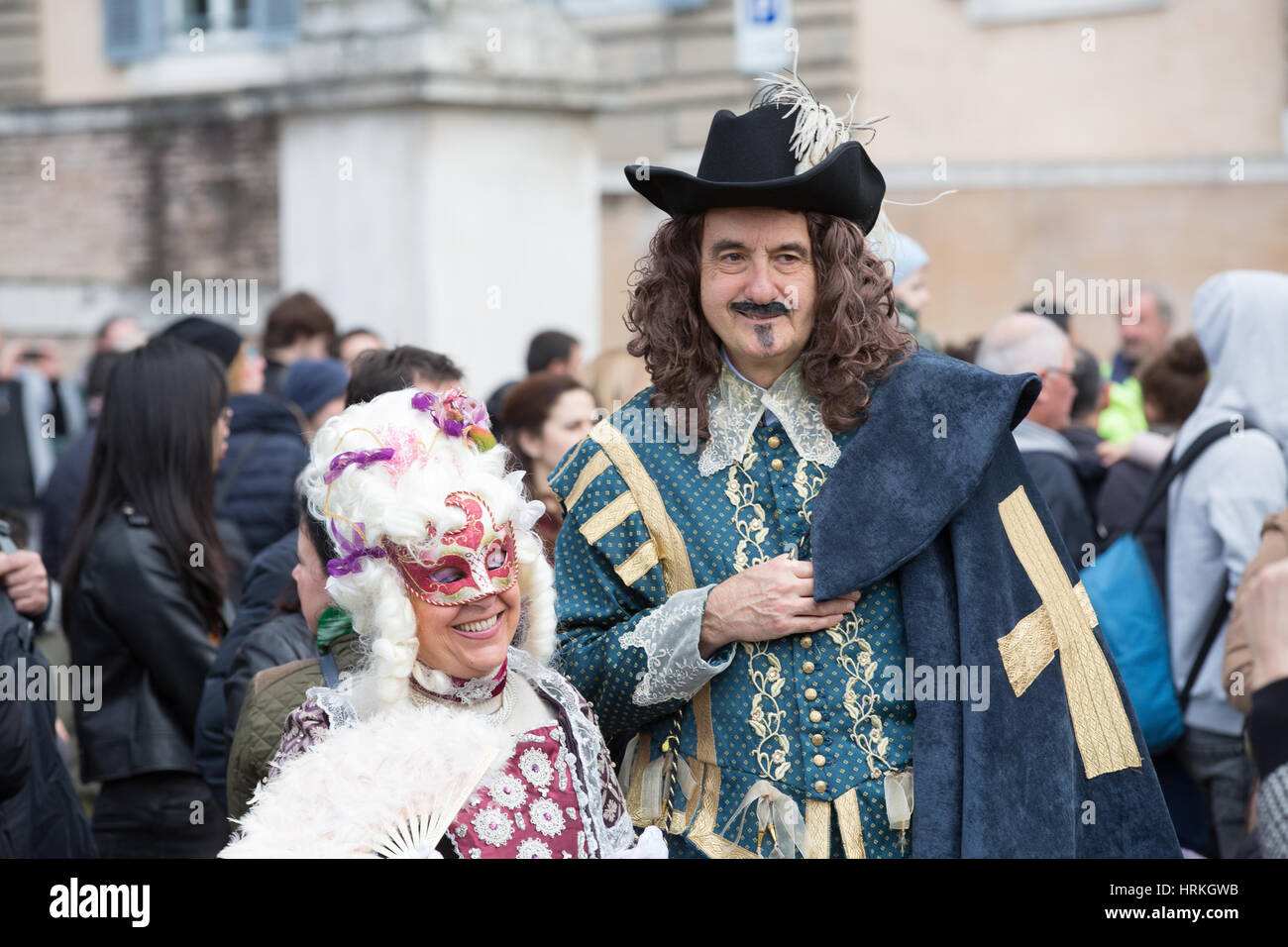 Masked Parade Renaissance The parade Renaissance held in central Rome, at the ninth edition of ...