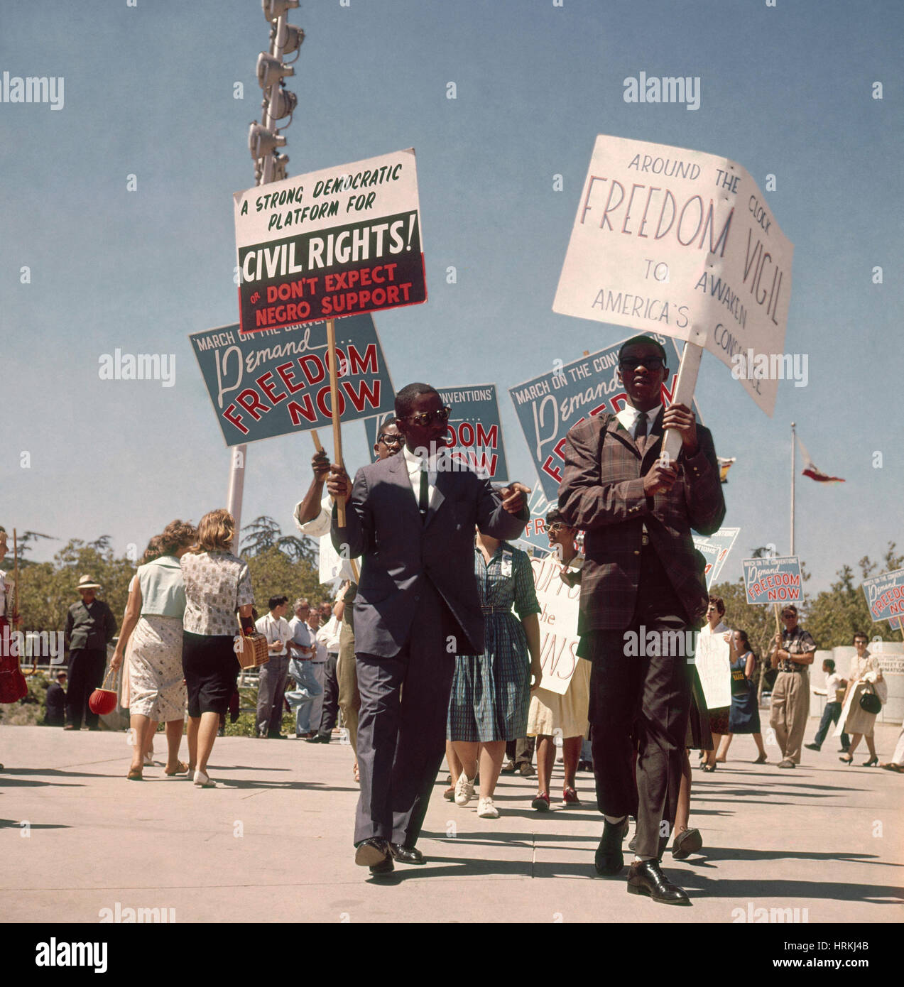 Civil Rights March Stock Photo