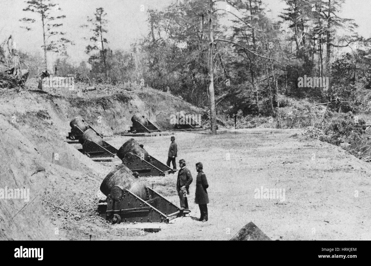 North mortar battery Black and White Stock Photos & Images Alamy