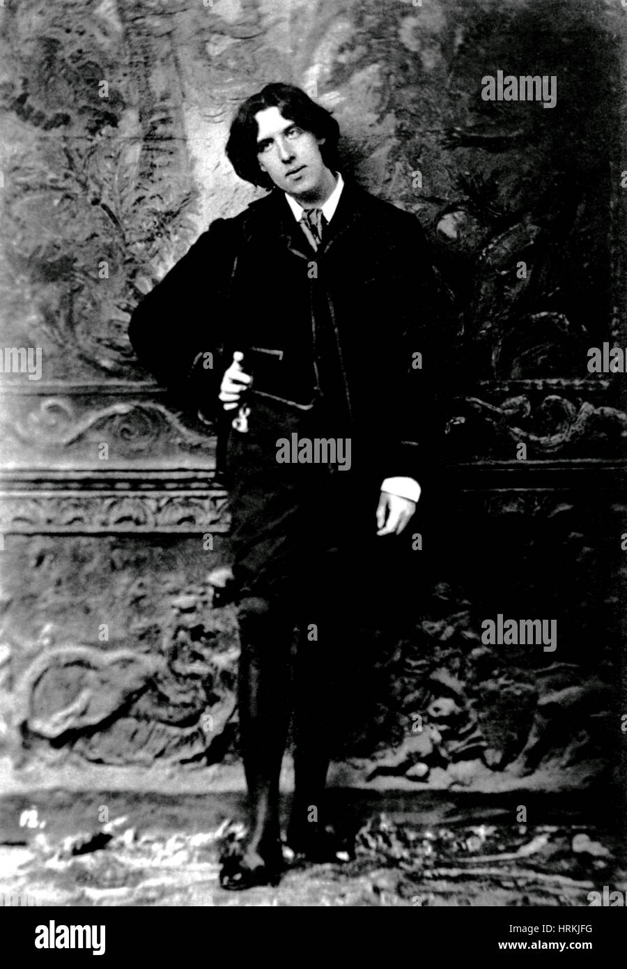 Oscar Wilde, Irish Author Stock Photo