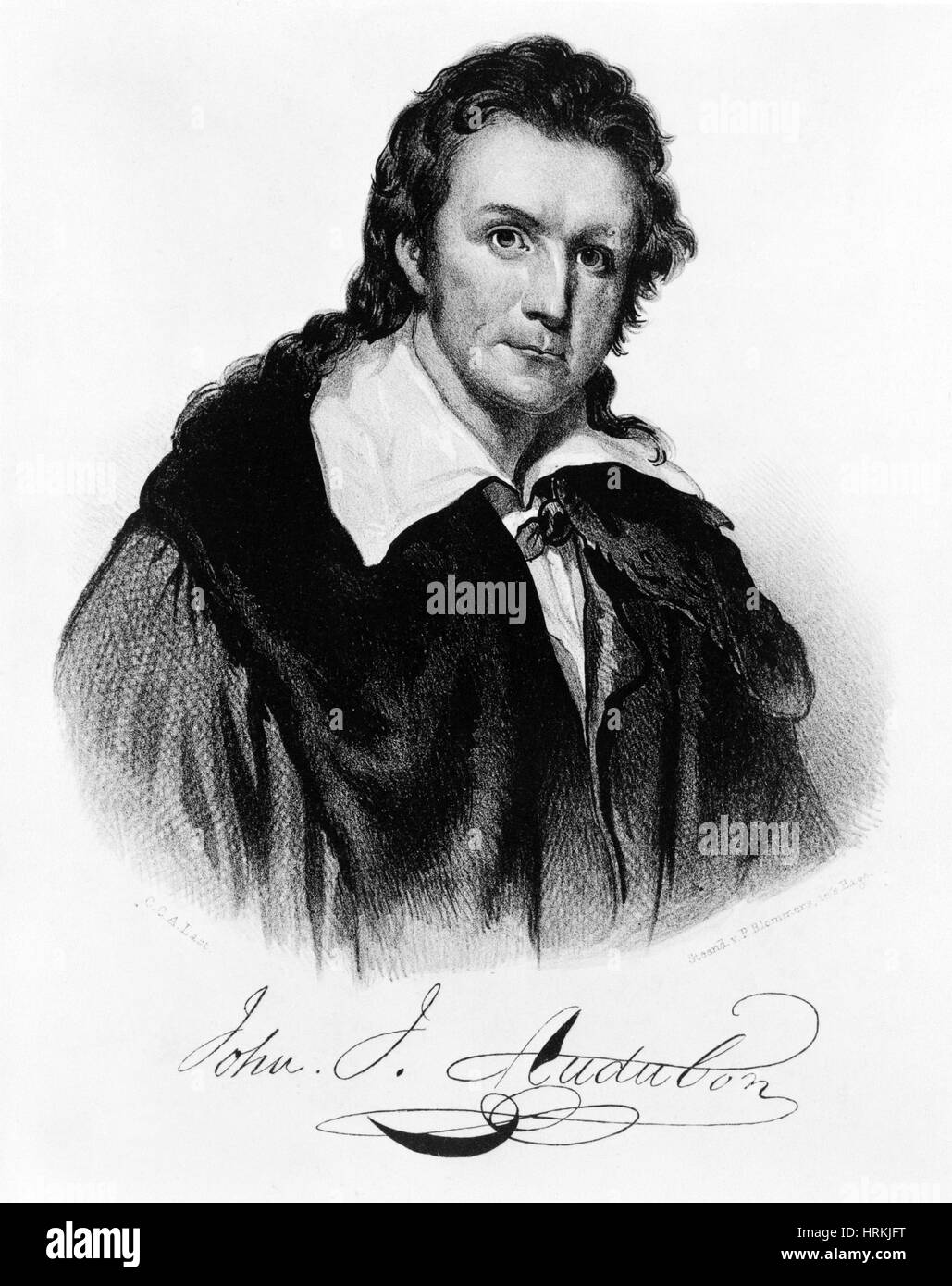 John James Audubon, French-American Naturalist Stock Photo