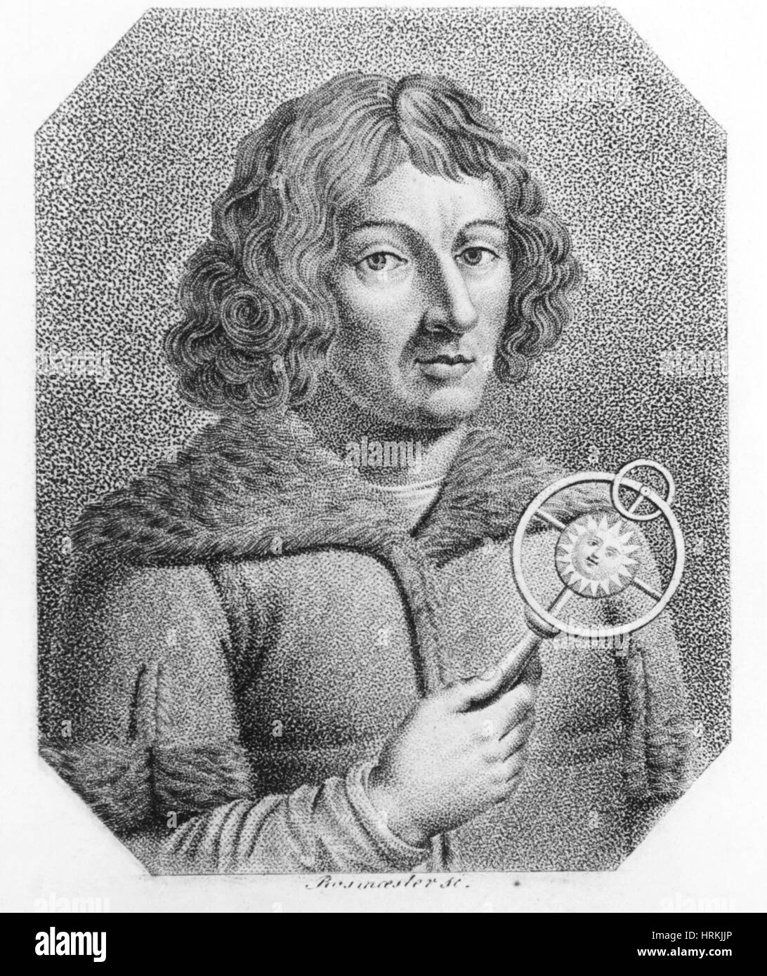 Nicolaus Copernicus, Polish Astronomer Stock Photo